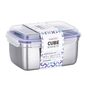 스텐락 국산 스텐밀폐용기 큐브 9호 3,400ml