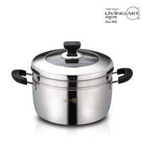 리빙아트 제로 스텐냄비 24cm 찜솥