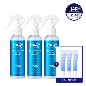 헤어플러스 아쿠아 단백질 워터에센스 200mlX3개(+앰플 15ml 3개) / 노워시 트리트먼트 헤어미스트