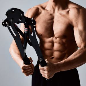 GD 머슬펌프 오토 완력기 가슴 운동기구 (10-40kg 강도 조절) 어깨 전완근 운동 실내 근력 홈트 기구