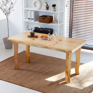 해찬솔 통원목 비담art 테이블1350 (식탁 책상 원목테이블)