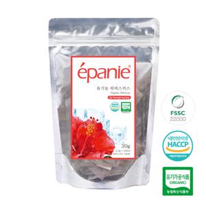 에빠니 유기농 허브차 히비스커스(숏컷) 20티백 1.5g 아이스티