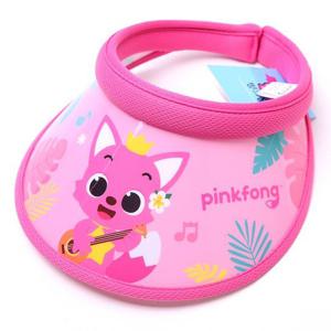 [나린키즈]핑크퐁 썸머 핑크 썬캡 유아동 어린이 핀캡 햇빛가리개 썬바이저
