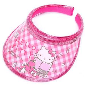 [나린키즈]헬로키티 러브피크닉 썬캡 유아동 어린이 핀캡 햇빛가리개 썬바이저