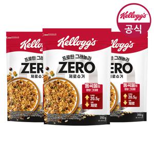 켈로그 프로틴 그래놀라 제로슈거 350g x 3개
