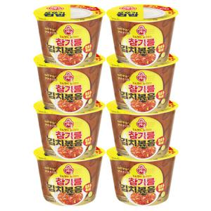 오뚜기컵밥 참기름 김치볶음밥 259g 8개