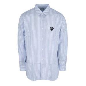 꼼데가르송 블랙하트 줄무늬 셔츠 P1B020 1