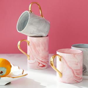 까사무띠 골드 마블 핸들 머그 450ml 4colors 2P