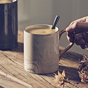 까사무띠 골드 마블 핸들 머그 350ml 4colors 2P