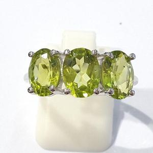 [블루케이] 페리도트 원석 반지 230313-09 8월탄생석