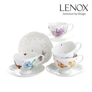 [레녹스]버터플라이메도우 커피잔 4인조 세트