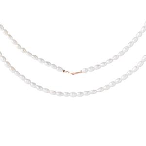 [비앤비골드] 14K 3mm 바로크 진주 목걸이 IGN36465