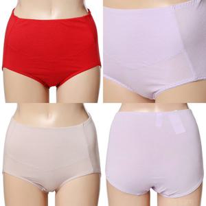 [비비안(언더웨어)]배꼽까지 올라오는면 레이온 부인용 팬티3컬러세트 PT7535SET