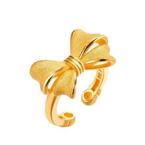 [한국금다이아몬드] 아기 순금 천사 리본 돌반지 24K 3.75g 첫돌 선물