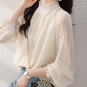 [몽벨리즈]퓨어진주레이스블라우스 mde2300269