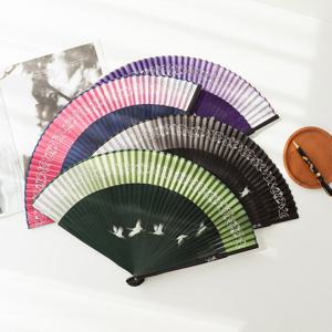 [박씨상방] N 남성용 자개 접이식부채(대)송학