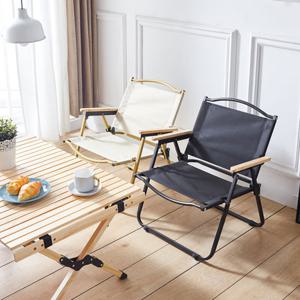 감성 접이식 캠핑의자 우드 컴포트 플랫 폴딩로우체어