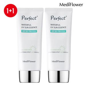 메디플라워 퍼펙트 워터풀 유브이 선에센스 50mlx2 / 수분 선크림