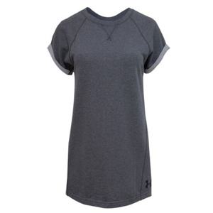 언더아머 여성 프렌치 테리 반팔 원피스 1277212-090