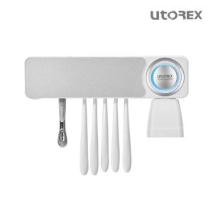 유토렉스 UV-LED 헤드형 무선 칫솔살균기 분리세척 URT-53AW