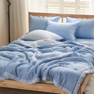 이솔홈 써니 시원한 여름 인견 이불패드세트 SS