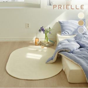 [쁘리엘르] 라운드 오브제 워셔블 러그 카페트 100x150