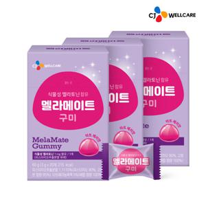 [CJ공식] 닥터뉴트리 식물성 멜라토닌 함유 멜라메이트 20구미 3박스