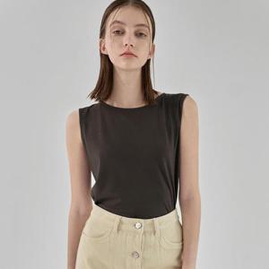 나인 베이직 소프트 슬리브리스 티(R-) T-6396