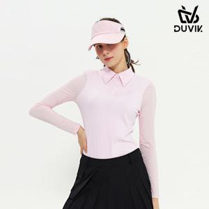 듀빅 여성 와이드카라 냉감 긴팔티셔츠 DD2WTS102PK