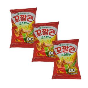 롯데제과 꼬깔콘 고소한맛 134g 3개/ 국민간식 스낵