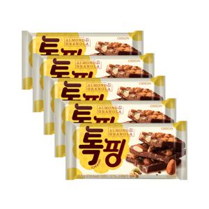 오리온 톡핑 아몬드 그래놀라 43g x 5개