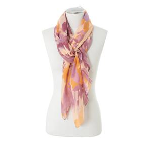 [레노마(스카프)]플라워 쉬폰 스카프 리엔 SRT201