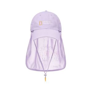 내셔널지오그래픽 키즈 K232KHA020 로고차양캠프캡 LAVENDER