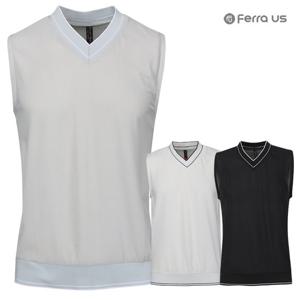 페라어스 남성 브이넥 매쉬 여름 골프조끼 CVM3MP8026