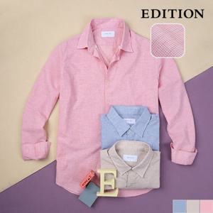 [에디션] 린넨 혼방 마이크로 체크 셔츠 (NEB2WC1903)