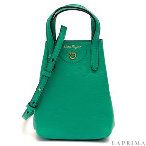 라프리마 [페라가모] 간치니 미니 숄더 겸 크로스백 21-2964-SM