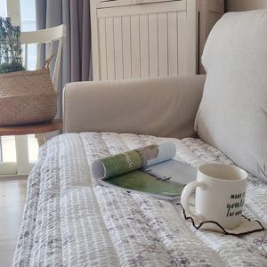 룸마이룸 엘르 시어서커 여름 쇼파패드 4인용