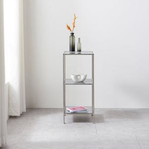 제이스 미드센츄리모던2x1 모듈 유리 선반장(착불)