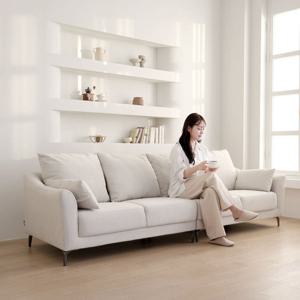 폴로까사 물망초 4인용 아쿠아텍스 스웨이드 패브릭소파 9색상