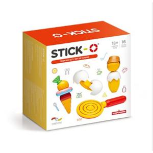 [짐보리플레이앤뮤직]스틱오 쿠킹 세트 16PCS 선물포장