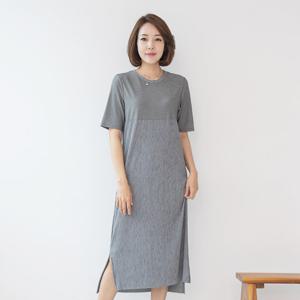 엄마옷 마담4060 레베카플리츠원피스-QAOP304003-