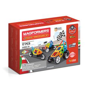 [짐보리플레이앤뮤직]맥포머스 어메이징 트렌스폼 휠 17PCS(부산본점)