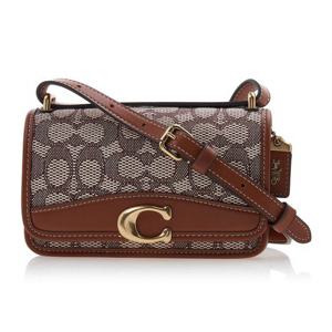 [코치] 시그니처 자카드 숄더백 CD726 COCOA BURNISHED AMB