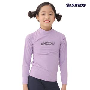 스키즈 여아 남아 6003RPU 래쉬가드 상의 블룸퍼플