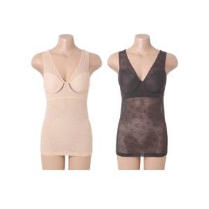 [비비안(언더웨어)]브라착용이 필요없는 군살커버 라이크라 몰드브라런닝2종 LG556SET