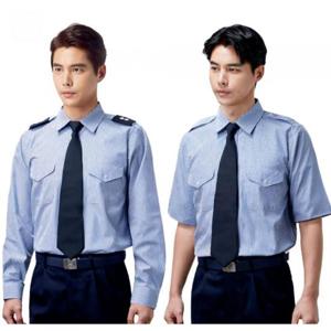 KSK 2302 춘추작업복 근무복  경비복 스트라이프 셔츠