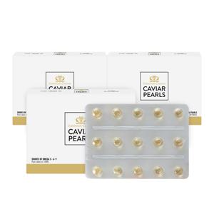 [엑스무어] 캐비어펄 30캡슐 3박스 캐비어오일 캐비어100%