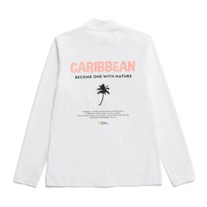 내셔널지오그래픽 N232WRG720 여성 그래픽 집업 래쉬가드 WHITE