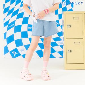 [오션스카이] 여아 랩스커트 데님 팬츠-CCJG2652E0D