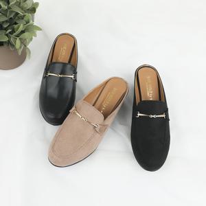 제이슈 / 제이슈 2가지소재 소유 통굽 블로퍼 5cm